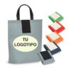 BOLSA de TELA PLEGABLE PERSONALIZABLE  (min 250 unidades)